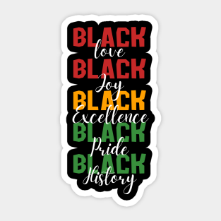 black history month stickers